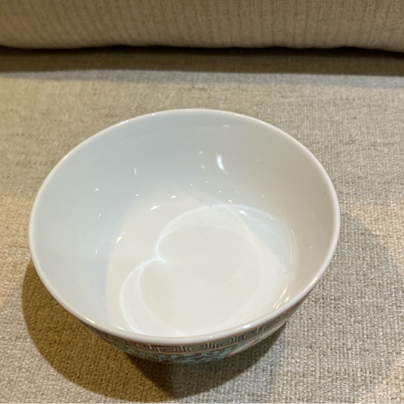 Vintage Chinese Wan Shou Wu Jiang Porcelain Rice Bowl - Picture 4 of 7